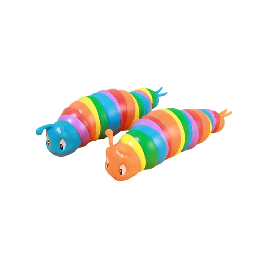 Stackable Caterpillar Toy for Toddlers Educational Segment Puzzle Early Learning Plastic Material for Children Playroom Nursery