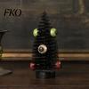 Outdoor Halloween Decorations Black Tree with Eyeball Decor, Spooky Dark Centerpiece for Decor Desk Shelf, Creative Party Scene Ornament, Festive Home