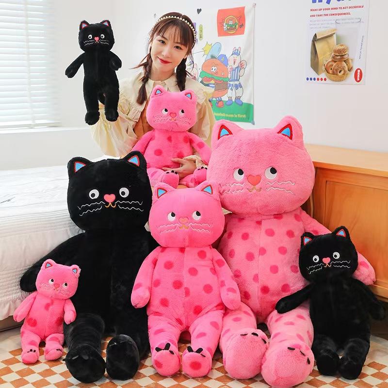 Cute Polka Dolls, Plush Toys, Cat Dolls, Pillows, Special Gift for Girls To Sleep