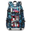 JoJo's Bizarre Adventure Anime Print Student Backpack Large Capacity Casual Daypack for Teens Kids School Travel