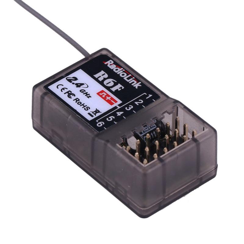 RadioLink R6F 2.4Ghz 6CH 2018 RC Receiver Accessory for RC6GS RC4GS RC3S RC4G T8FB Transmitter Hot