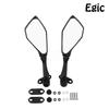 Black Rearview Mirrors for Kawasaki Ninja ZX6R 636 EX300 (2013-2018 Models)
