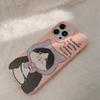 Oil Painting Funny Cat for 15 for Apple 17ProMax Phone Case 13 for IPhone12 Matte 16 Soft Case