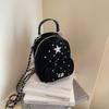 Fashion Summer Backpack Bag Women's New Diamond Chain Small Backpack Portable Travel Bag