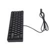 Russische Mechanische Gaming-Tastatur 61 Tasten Kompakt RGB Kabelgebunden Russisch Englisch Tastatur für Arbeit Geschäftsreise