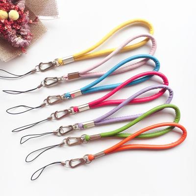 High-Quality PU Leather Unisex Phone Lanyard & Keychain Pendant
