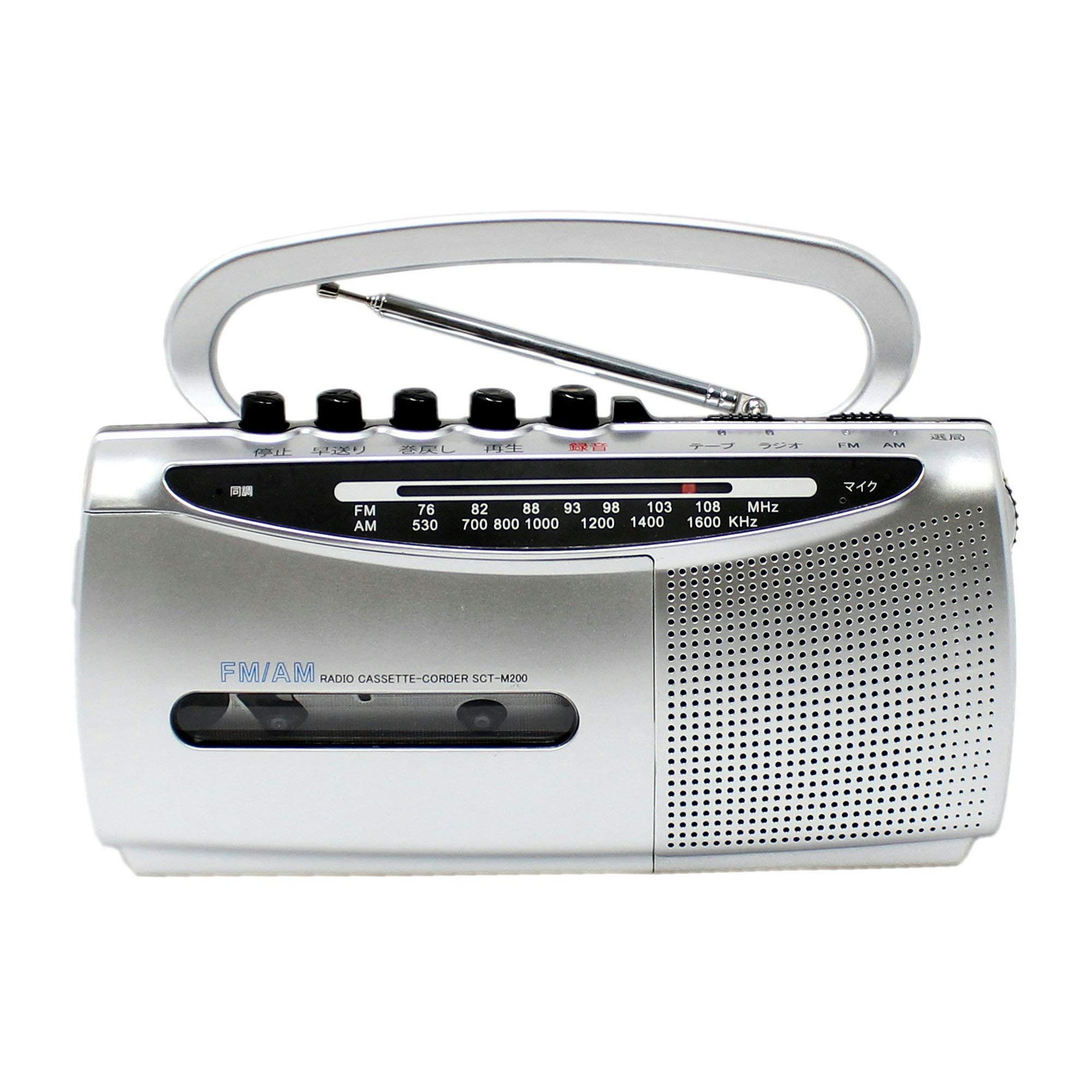 

WINTECH Compact Radio Cassette Player Wideband Silver (FM Compatible) SCT-M200S срібний