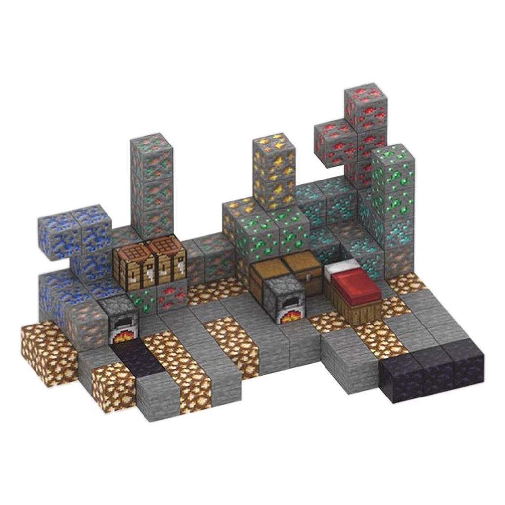 Vexolite Magnetic Minecraft Style Magnetic Building 3D Educational Magnetic Elementary School Kindergarten Kindergarten Christmas Ore Millionaire