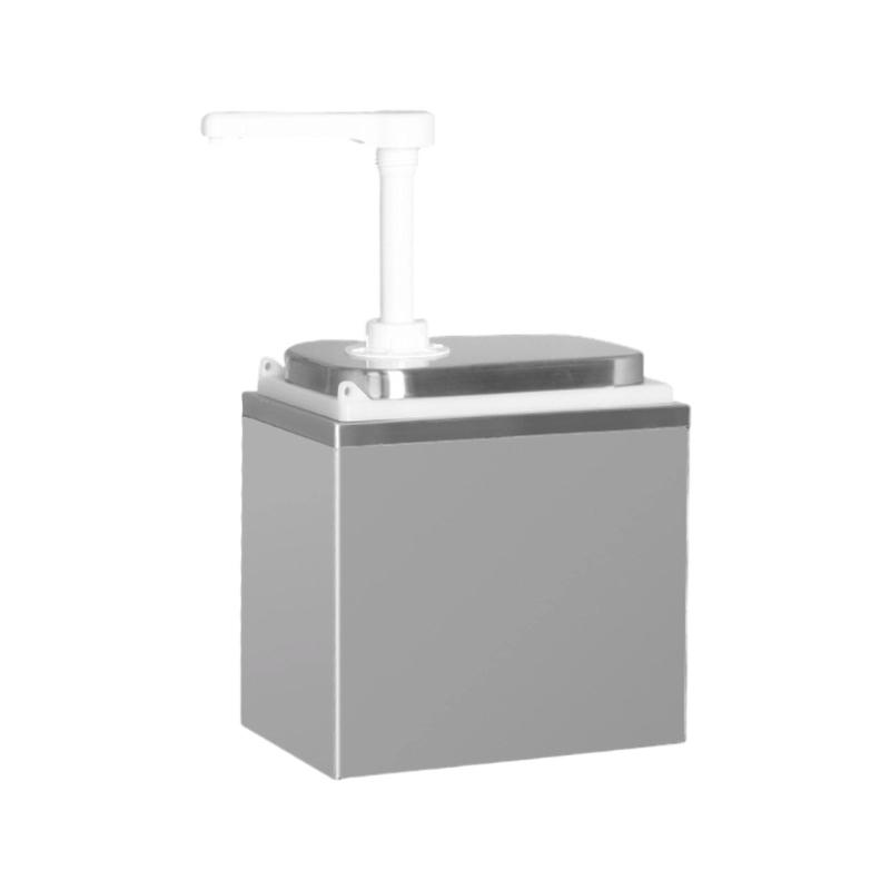 

Manual Syrups Squeeze Bottle Durable Stainless Steels Sauce Dispenser Pump Large Capacity For Bar Restaurants Coffee Shop