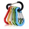 5Pcs Camping Aluminium Zinc Zinc Alloy Climbing S-shape Hook Carabiner Keychain Snap Clip Spring Buckle