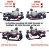 XOD Electric Bicycle Scooter Brakes XD-H800 / XD-H880 1350MM 2000MM Waterproof 2 Pin Cut Off Power Brake