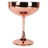 Metal Construction Stainless Steel Cocktail Glass Plated Copper Wine Goblet  Outdoor Boating