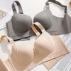 Large Size Bra for Women Breathable Thin Cup Bra Seamless Gathering Bra Anti Sagging Bra Push Up Bra