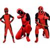 Sexy Cool Lady Deadpool Costume Spandex Women Red Fullbody Superhero Cosplay