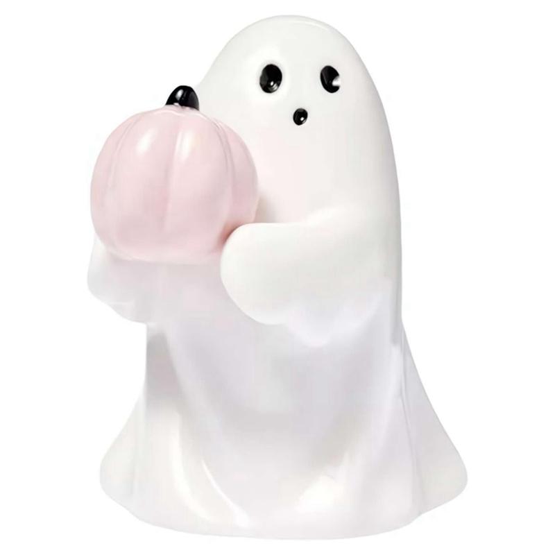 

Small Horror Ghost Statue Halloween Decorative Figurines Coffee Table Shelf Mantel Display Collectible Halloween Home Decoration 1pc