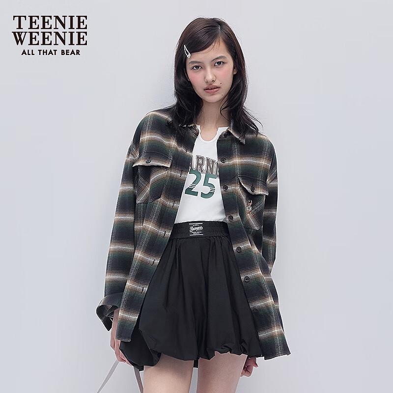 Teenie Weenie Women's Retro Plaid Brushed Shirt