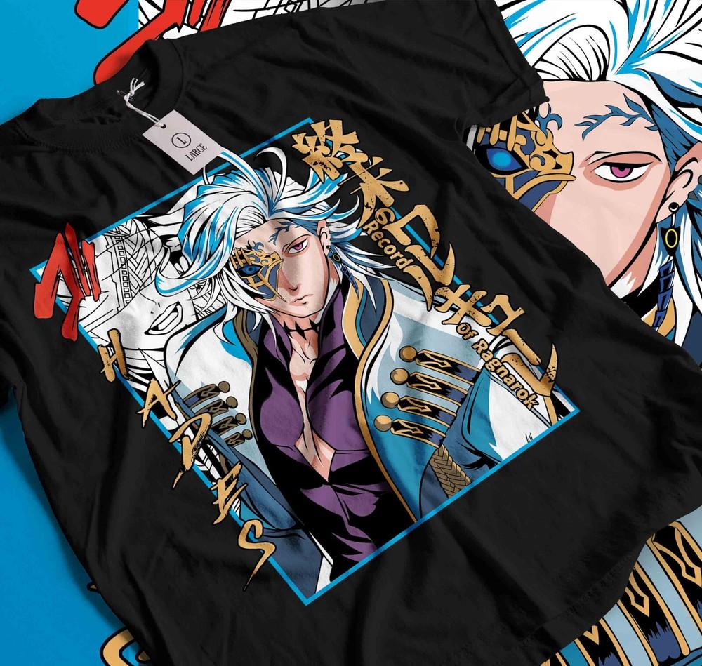 

Футболка с принтом Будды Футболка Рагнарек Будда Аниме Манга Подарок для фанатки Девушка футболка 492 XL