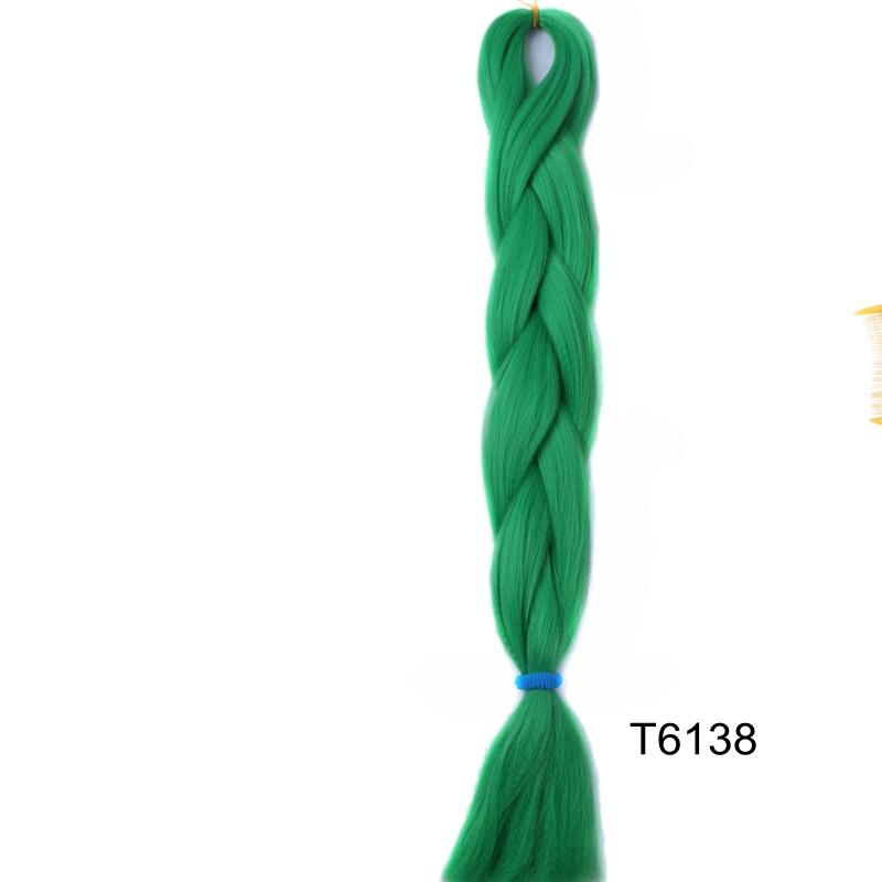 Große Menge auf Lager 24 Zoll 80g Weiche Seidige Synthetische Haarverlängerungen für Häkelzöpfe Haarherstellung Jumbo Braiding Synthetisch