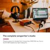 [Focusrite] Scarlett Solo Studio 4th Generation USB Audio Interface Bundle for Guitarists and Vocalists with Condenser Microphone and Headphones