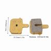 4 Sets Ketone-Based All Metal Bicycle Disc Brake Pads Electric Scooter Brake Pads  Bike Accessories