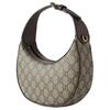 Gucci Ophidia GG Logo Vintage Chain Shoulder Strap Canvas With Leather Trim Mini Bag Women Shoulder Bag Beige Ebony 772308-K9GSG-8367