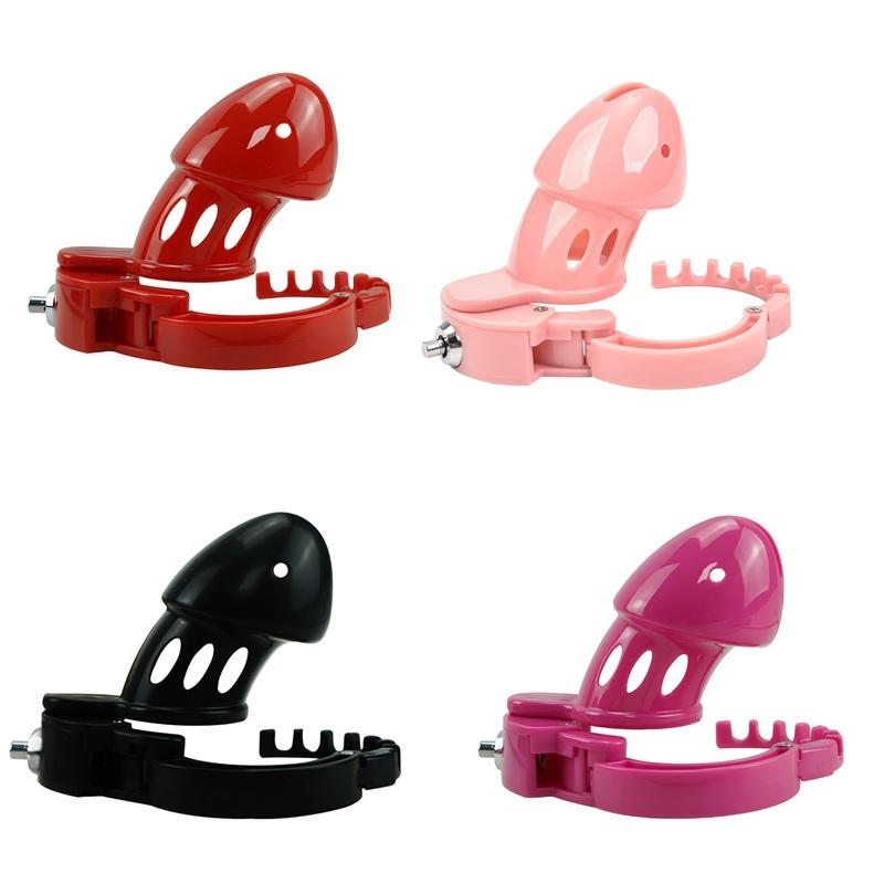 Male Small Penis Cage Adjustable Ring Lock Bondage Bird Chastity Cage Belt Cock Ring Slave Restraint Trainer Man Sex Toy