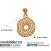 18K Gold-Plated Zircon Alphabet Pendant Necklace – Elegant European & American Style Jewelry