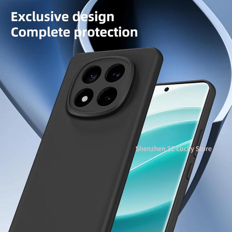 Pour Xiaomi Redmi Note 15 4G 5G Note15 Pro Note15Pro Plus + Note15ProPlus Coque Souple en Silicone Liquide TPU Housse de Protection Capa
