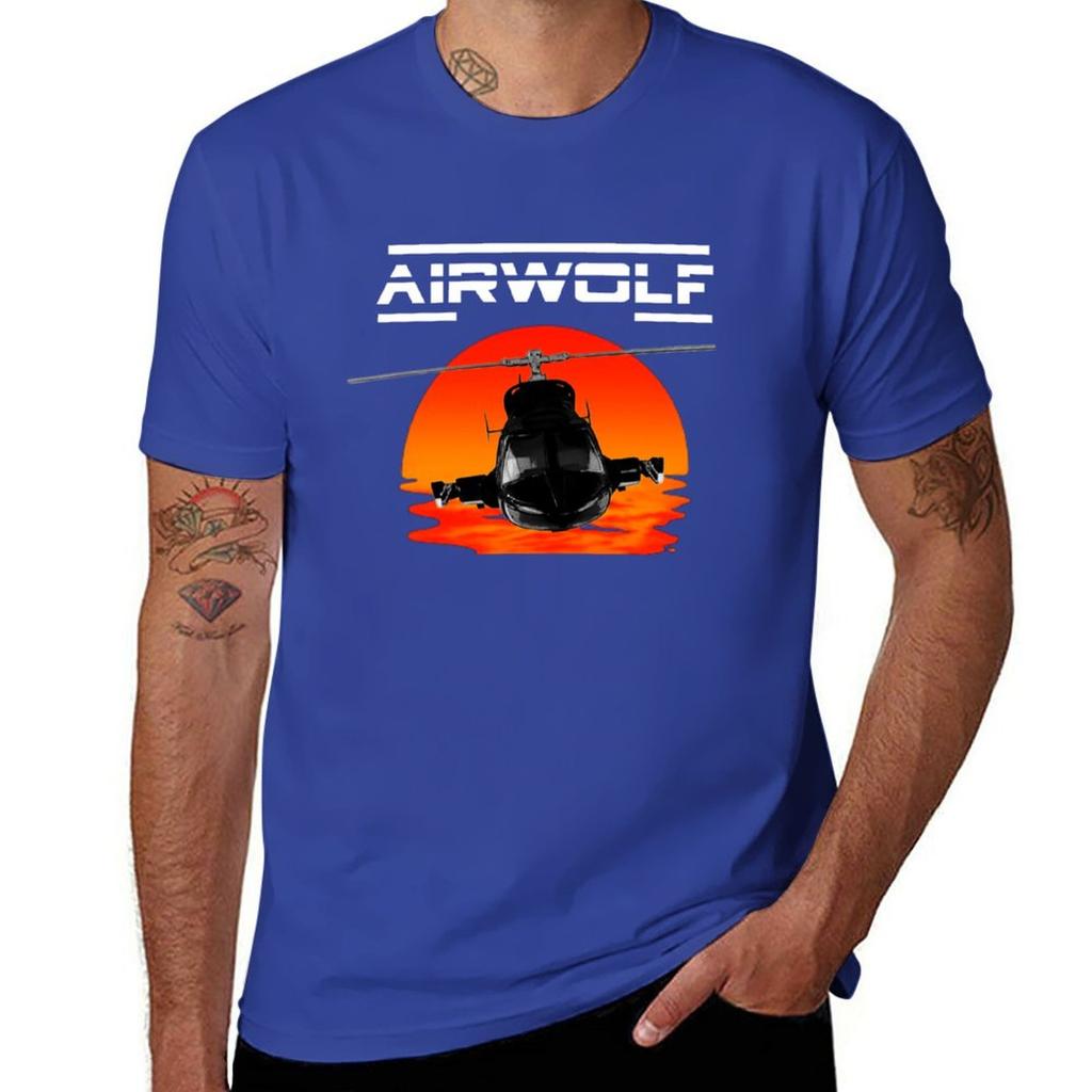Nuova serie TV Airwolf Supercopter T-shirt Grafiche T-shirt T-shirt Oversize T-shirt Divertenti Per Unisex