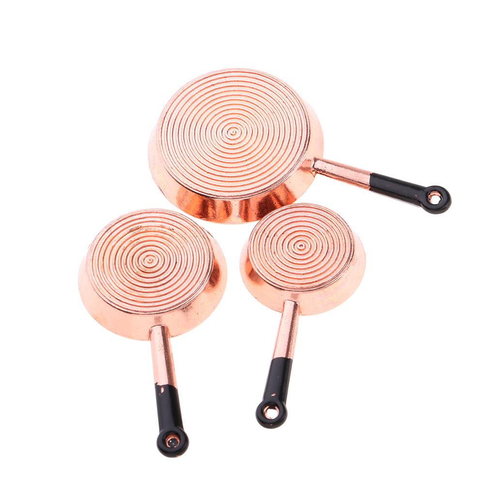 Set Miniature Pots And Pans Utensils/12 Ornaments
