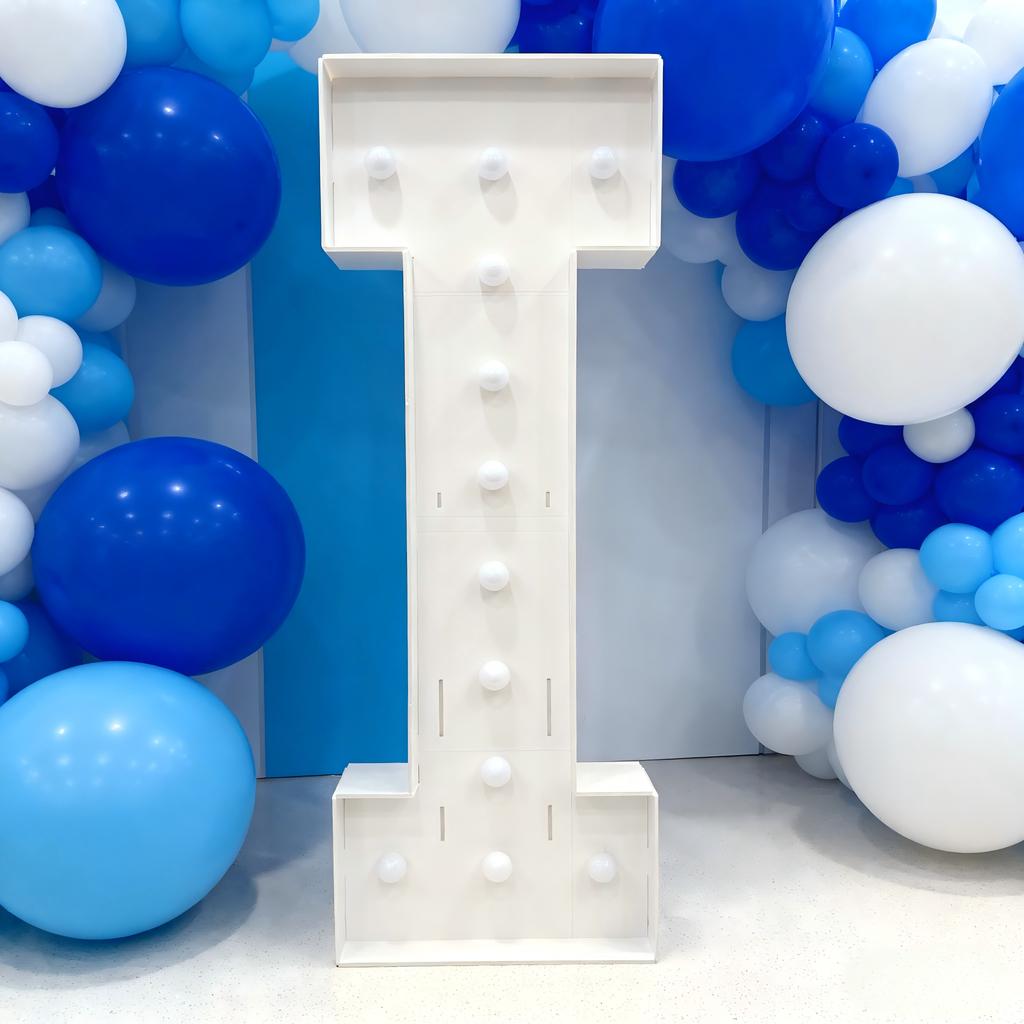 With Warm Lights 1Pc 120cm DIY LED Letter Light 3D KT Board Party Decoration Suitable for Birthday Party,Anniversary DIY Gifts