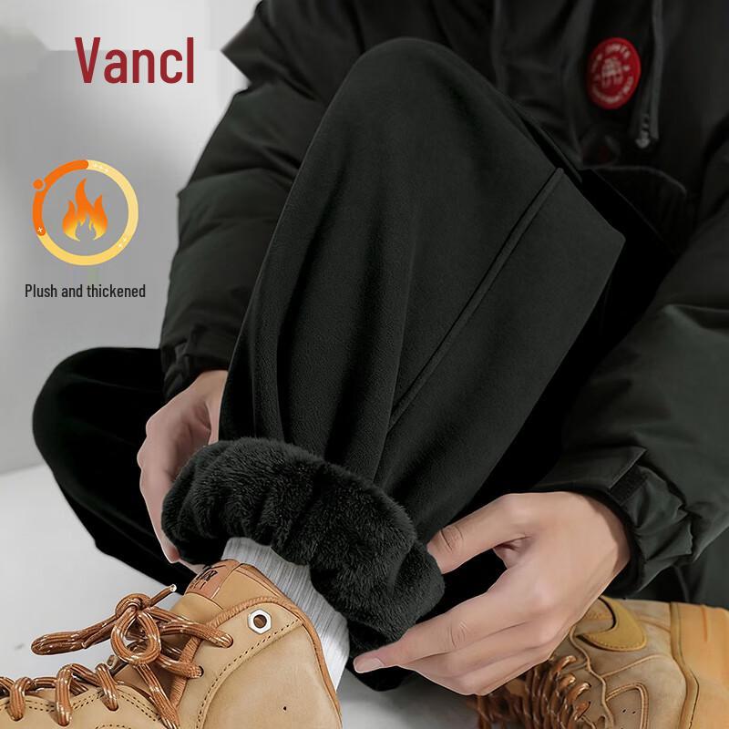 

VANCL Men s Autumn/Winter Warm Fleece-Lined Casual Pants 2XL