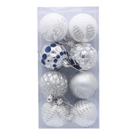 Minge de culoare de Crăciun Creativă irezistibilă Manopera fină Minge de Crăciun Decorare pentru brad de Crăciun Ball Pandantiv Minge de Crăciun Articole pentru petreceri