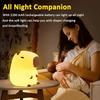 Cute Capybara Nightlight,LED Squishy Animal Night Lamp,Soft Silicone Novelty Nightlights,Kids Funny Lamps Gifts