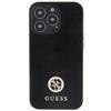 Guess Guhcp13Lps4Dgpk Iphone 13 Pro 6.1 Czarny/Black Hardcase Strass Metal Logo