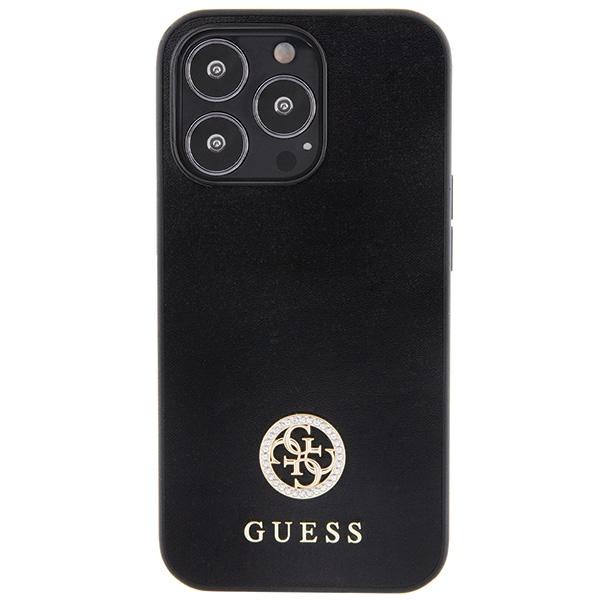 Guess Guhcp13Lps4Dgpk Iphone 13 Pro 6.1 Czarny/Black Hardcase Strass Metal Logo