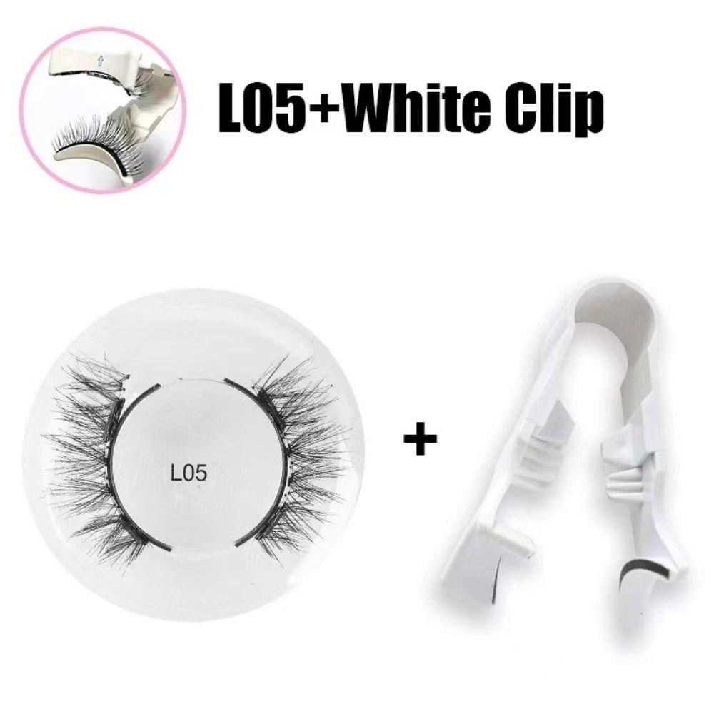 Glue Free Magnetic Eyelashes with Clip DIY False Eyelash Clusters Lady Makeup Tools