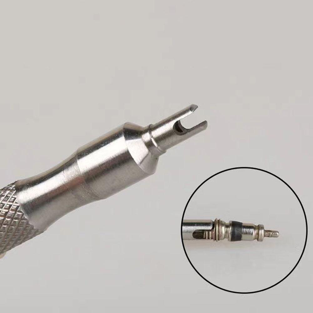 Stainless Steel Tire Tool Tire Repair Screwdriver Easy To Use High Quality Silver Color Stainless Steel Material Tire Repair
