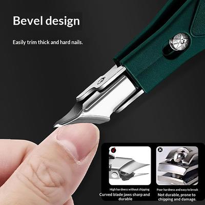 Anti-Spritz Nagelknipser Edelstahl Eingewachsener Zehennagel Nagelhautschneider Diagonalkneifer Haushalt Nageltrimmer Maniküre Werkzeuge