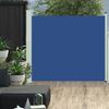 VidaXL Retractable Patio Side Awning 100x300 Cm Blue