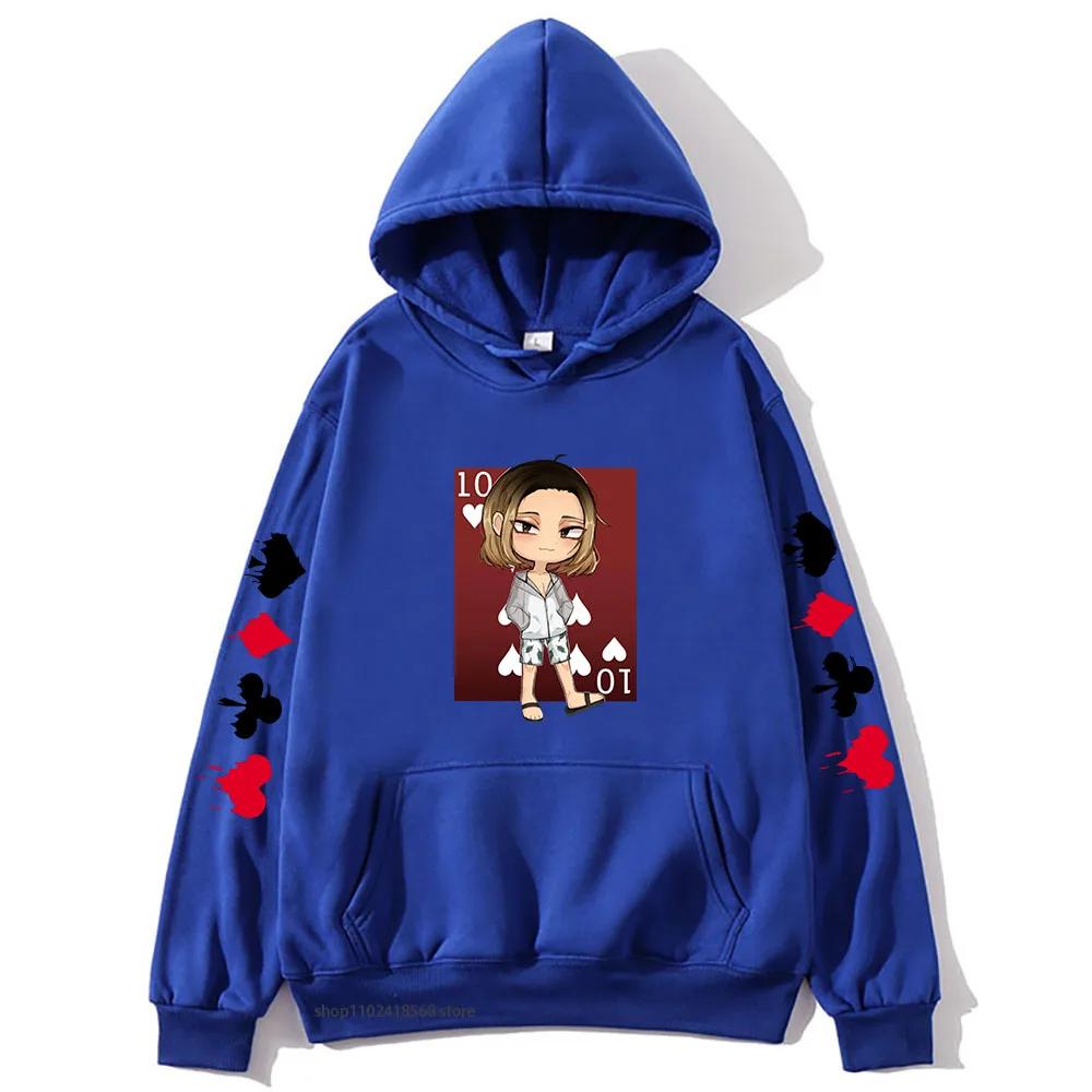 Alice In Borderland 2 Hoodies Cartoon Anime Print Sweatshirts for Men/Women Clothing Male Winter Anime Print Tops