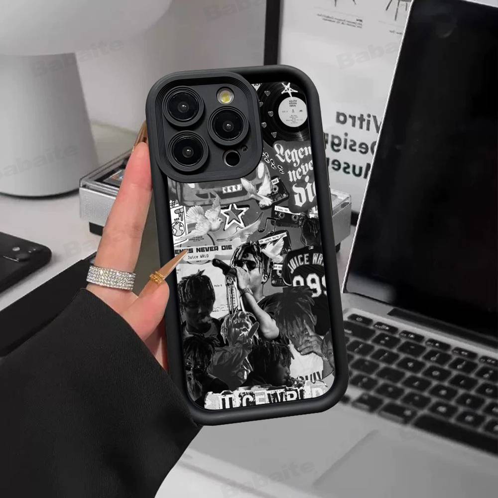 Rap Singer J-Juice W-Wrld Phone Case For IPhone 17 16 15 14 13 12 11 Pro Max 16E Plus INS Soft Cover