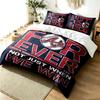 Atlanta Braves 3pc Duvet Cover Set Simple Modern Bedding Set Wrinkle Resistant Soft Fabric All Season Use a Perfect Gift