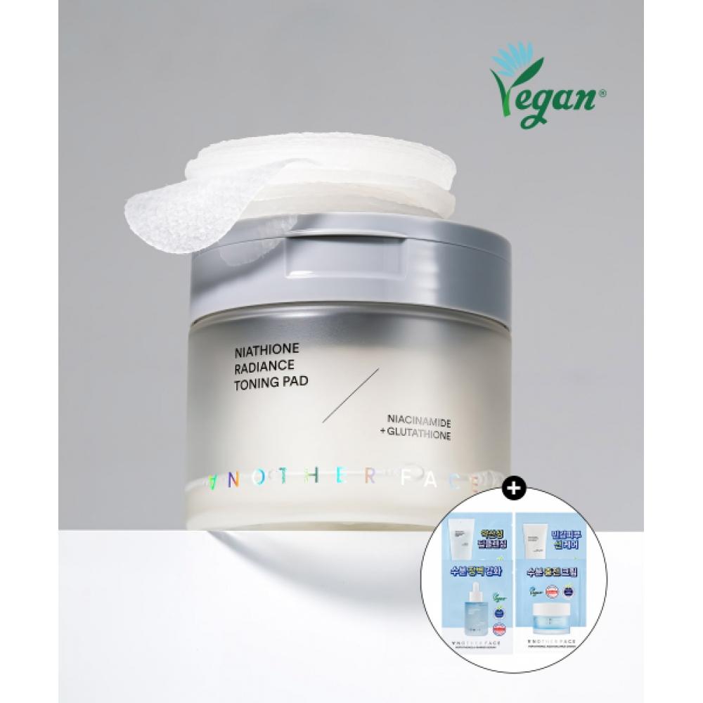 Anotherface Niachion Light Toning Pad 70 Sheets  + Free Gift 70 sheets x 2 toning pads