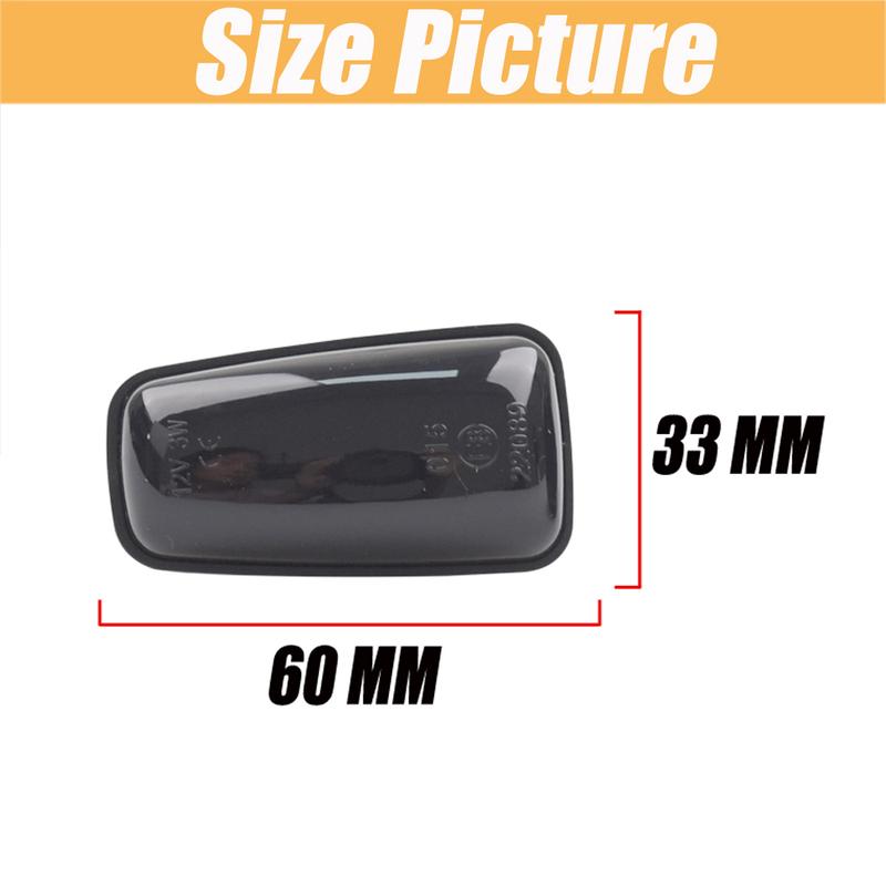 Dynamic LED Turn Signal Side Marker Light For Peugeot 306 106 406 806 Expert Partner For Citroen Berlingo Jumpy Saxo Xantia XM