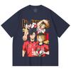 230 Gsm 100% Cotton Haikyu V6 Print Unisex Heavy Cotton T Shirt