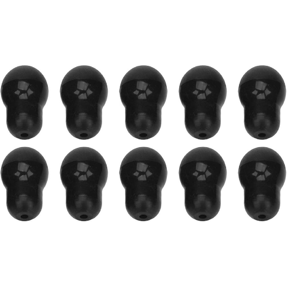 10pcs Stethoscope Ear Tips Universal Replacement 2.5mm Silicone Stethoscope Earplugs for 5mm Ear Hooks