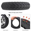 8.5inch Explosion Proof Solid Tyre Shock Absorption Holes Tire Wheel for Xiaomi M365 Electric
