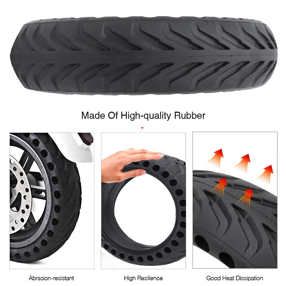 8.5inch Explosion Proof Solid Tyre Shock Absorption Holes Tire Wheel for Xiaomi M365 Electric