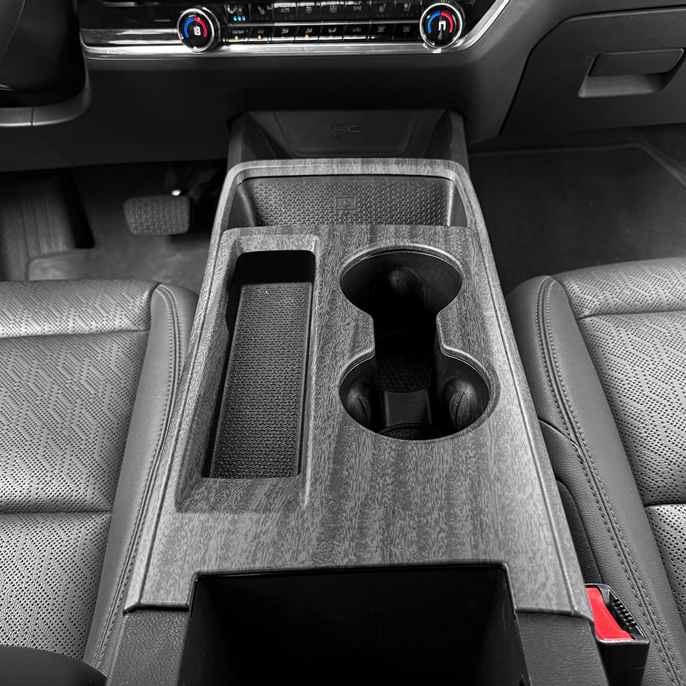 For Chevrolet Equinox LS 2025 2026 Car Tuning 1PCS Carbon Fiber Center Console Button Water Cup Frame Cover Trim Accessories LHD